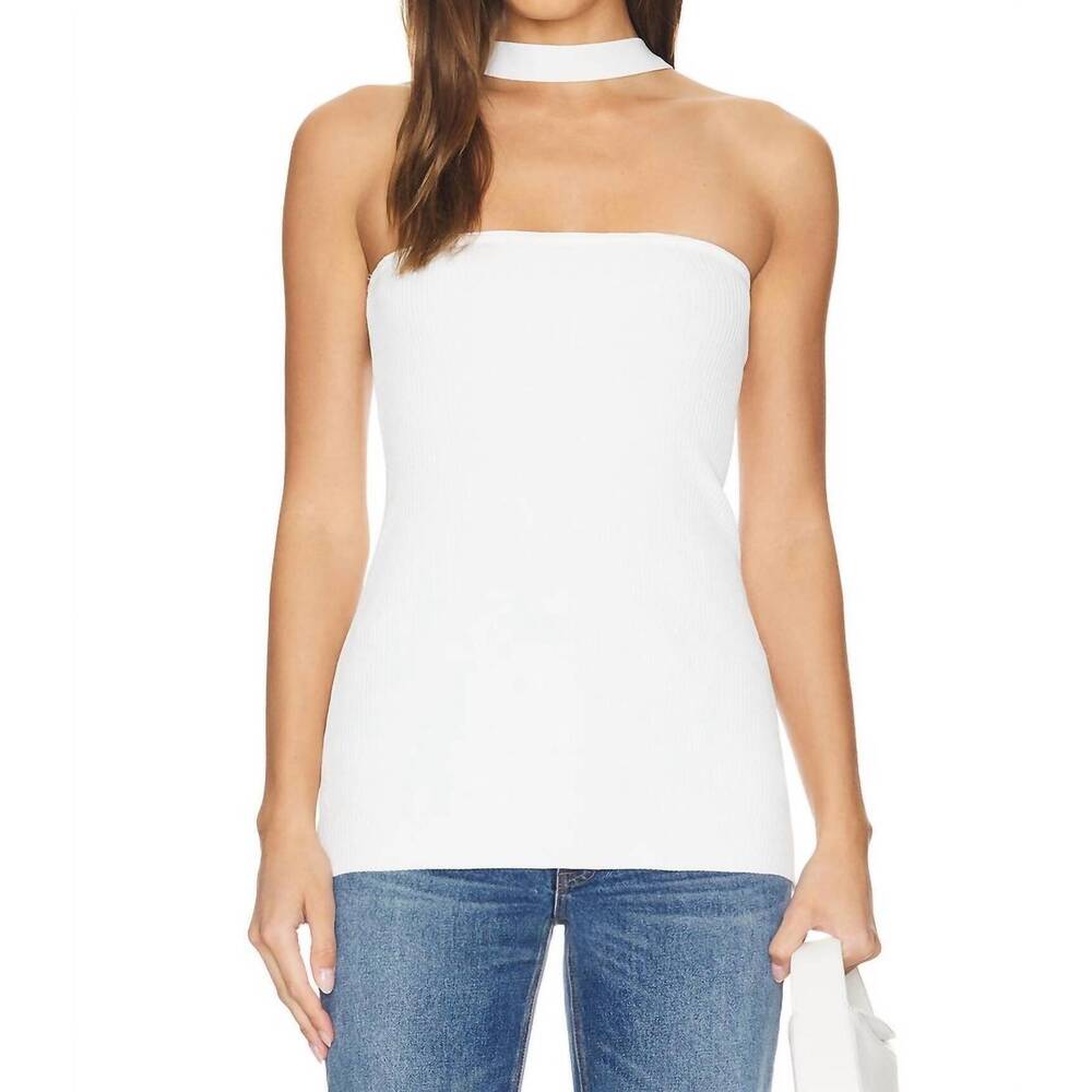 NEW ALL THE WAYS casey knit top in white